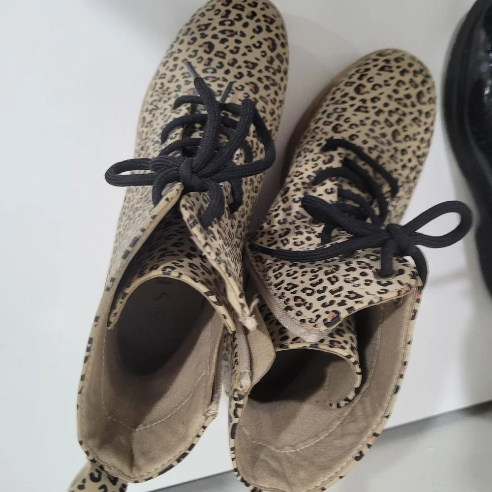 Girls Shoe Bundle‎ Wonder Nation Glitter Boots Leopard Boots Rhinestone Sandals